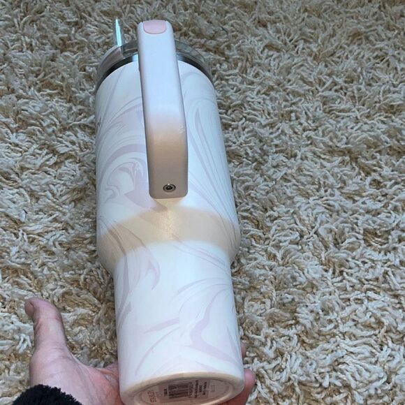 STANLEY Quencher H2.0 40oz Flowstate Tumbler ROSE QUARTZ SWIRL - Picture 8 of 13